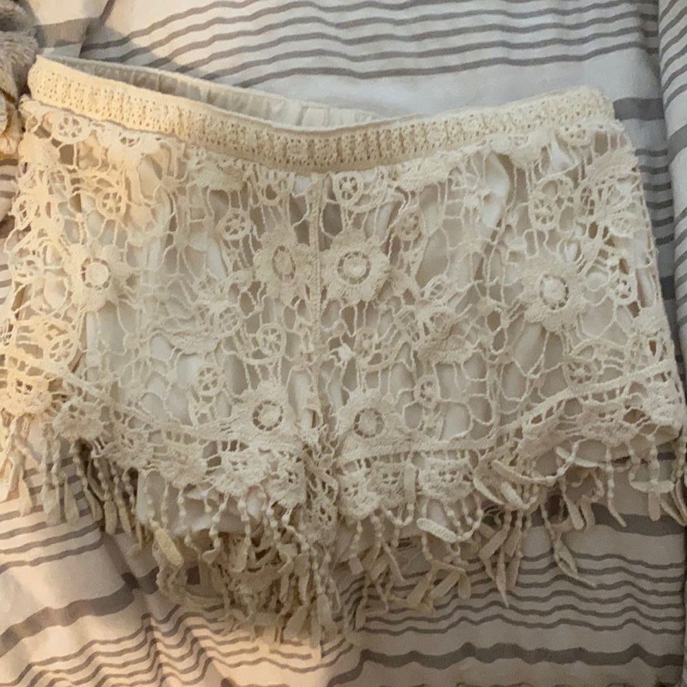White shorts